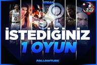 ⭐SİZİN SEÇTİĞİNİZ 1 OYUN + GARANTİ + 7/24 OTO⭐
