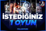 ⭐İSTEDİĞİNİZ 1 OYUN + GARANTİ VE DESTEK⭐