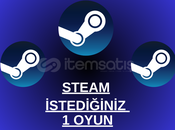 İstediğiniz 1 Oyun + Garantili 