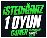İSTEDİĞİNİZ 1 OYUN + KORUMA + GARANTİ + DESTEK