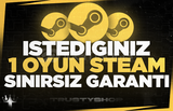 İstediğiniz 1 Oyun + Ömür Boyu Garanti & Destek