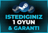 İSTEDİĞİNİZ 1 OYUN + SINIRSIZ DESTEK & GARANTİ