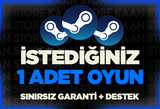 İstediğiniz 1 Oyun + Sınırsız Garanti