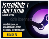 İstediğiniz 1 Oyun | Sınırsız Garanti | Destek