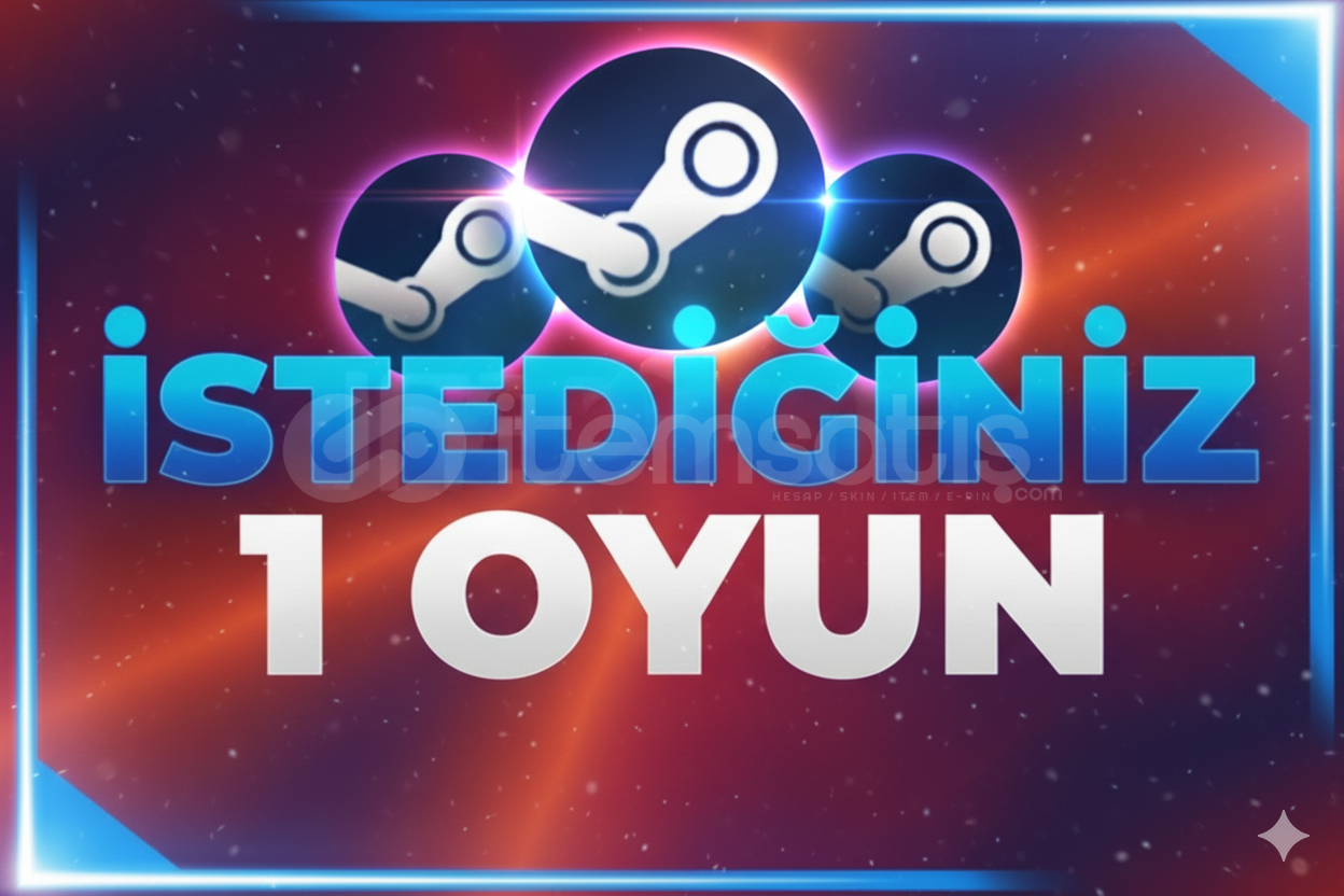 ⭐İstediğiniz 1 Oyun STEAM HESAP⭐ ⭐İstediğiniz 1 Oyun STEAM HESAP⭐