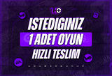 İstediğiniz 1 Oyun [Süresiz Garanti + Destek]