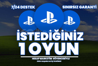 İSTEDİĞİNİZ 1 PSN OYUNU + GARANTİ