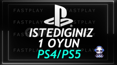 İSTEDİĞİNİZ 1 PSN OYUNU + GARANTİ PS4/PS5
