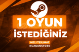 İstediğiniz 1 Steam Oyunu | GARANTI