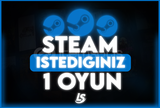 İSTEDİĞİNİZ 1 STEAM OYUNU + GARANTİ