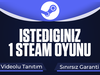 Steam İstediğiniz 1 Oyun [Sınırsız Garanti]