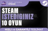 İstediğiniz 10 Oyun + Sınırsız Garanti & Destek