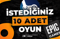 İstediğiniz 10 Oyun + Sınırsız Garanti & Destek