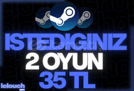 ⭐️İSTEDİĞİNİZ 2 ADET OYUN + GARANTİ + DESTEK