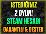 ⭐️İstediğiniz 2 Adet Oyun❤️Garanti & Destek❤️