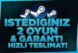 ⭐️İSTEDİĞİNİZ 2 ADET OYUN + GARANTİ + DESTEK