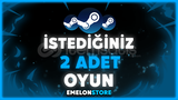 ⭐️İSTEDİĞİNİZ 2 ADET OYUN + GARANTİ + DESTEK