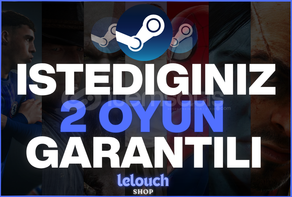 ⭐️İSTEDİĞİNİZ 2 ADET OYUN + GARANTİ + DESTEK ⭐️İSTEDİĞİNİZ 2 ADET OYUN + GARANTİ + DESTEK