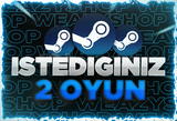 İSTEDİĞİNİZ 2 OYUN ANINDA TESLİMAT/GARANTİLİ