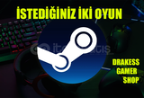 İstediğiniz 2 Oyun + Garanti