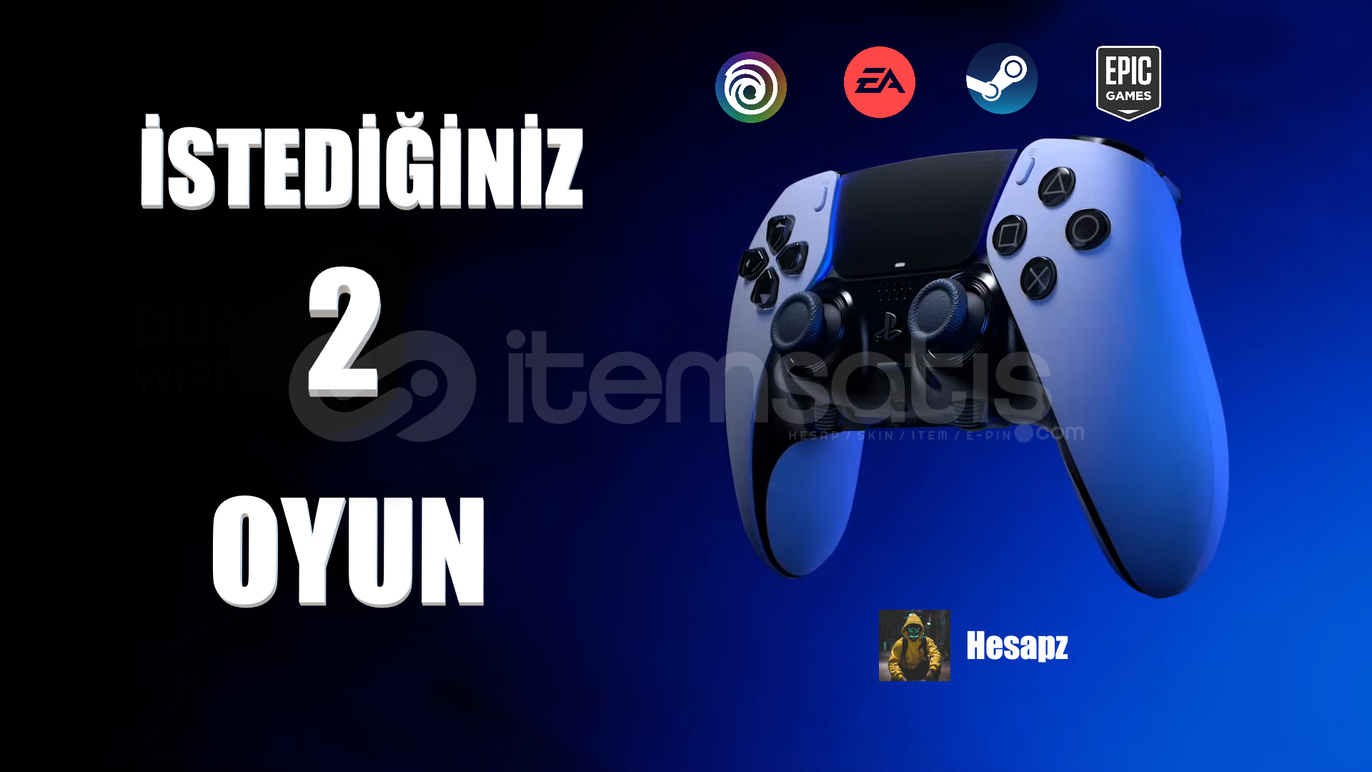 İstediginiz 2 Oyun + Garanti  İstediginiz 2 Oyun + Garanti