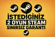 İstediğiniz 2 Oyun + Garanti