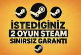 İstediğiniz 2 Oyun + Garanti