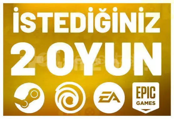 İSTEDİĞİNİZ 2 OYUN + GARANTİ İSTEDİĞİNİZ 2 OYUN + GARANTİ