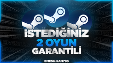 İstediğiniz 2 Oyun + Garanti & Destek