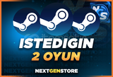 İstediğiniz 2 Oyun + Garanti + Destek