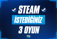 ⭐İstediğiniz 3 Oyun + Garanti + Destek⭐