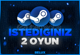 İstediğiniz 2 Oyun + Garanti