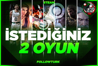 ⭐İSTEDİĞİNİZ 2 OYUN + GARANTİ VE DESTEK⭐