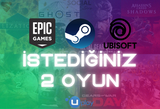 İstediğiniz 2 Oyun SINIRSIZ + GARANTİ