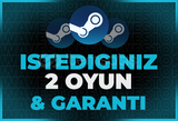 İSTEDİĞİNİZ 2 OYUN + SINIRSIZ DESTEK & GARANTİ