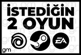 İSTEDİĞİNİZ 2 OYUN + SINIRSIZ GARANTİ
