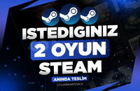 ⭐İstediğiniz 2 Oyun [Sınırsız Garanti - Destek]