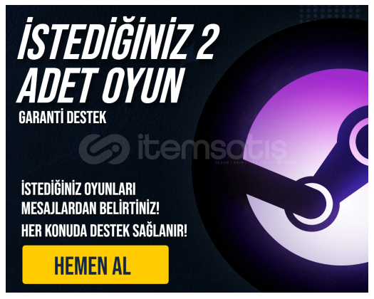 İstediğiniz 2 Oyun | Sınırsız Garanti | Destek İstediğiniz 2 Oyun | Sınırsız Garanti | Destek