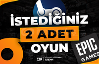 ⭐İstediğiniz 2 Oyun + Garanti & Destek⭐
