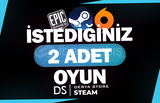 İstediğiniz 2 Oyun + Sınırsız Garanti & Destek