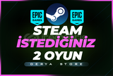 İstediğiniz 2 Oyun + Sınırsız Garanti & Destek