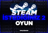 ⚡İSTEDİĞİNİZ 2 OYUN STEAM + GARANTİ⚡