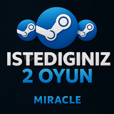 ⚡İSTEDİĞİNİZ 2 OYUN STEAM + GARANTİ⚡