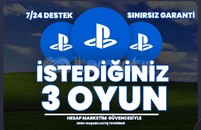 İSTEDİĞİNİZ 2 PSN OYUNU + GARANTili İSTEDİĞİNİZ 2 PSN OYUNU + GARANTili