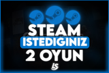 İSTEDİĞİNİZ 2 STEAM OYUNU + GARANTİ