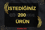 LİSTEDEN SEÇECEĞİNİZ 200 ADET ÜRÜN
