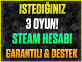 ⭐️İstediğiniz 3 Adet Oyun❤️Garanti & Destek❤️