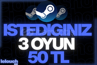 ⭐️İSTEDİĞİNİZ 3 ADET OYUN + GARANTİ + DESTEK