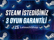 ⭐️İSTEDİĞİNİZ 3 ADET OYUN + GARANTİ + DESTEK