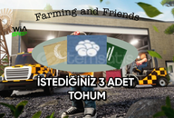 İSTEDİĞİNİZ 3 ADET TOHUM | FARMİNG AND FRİENDS
